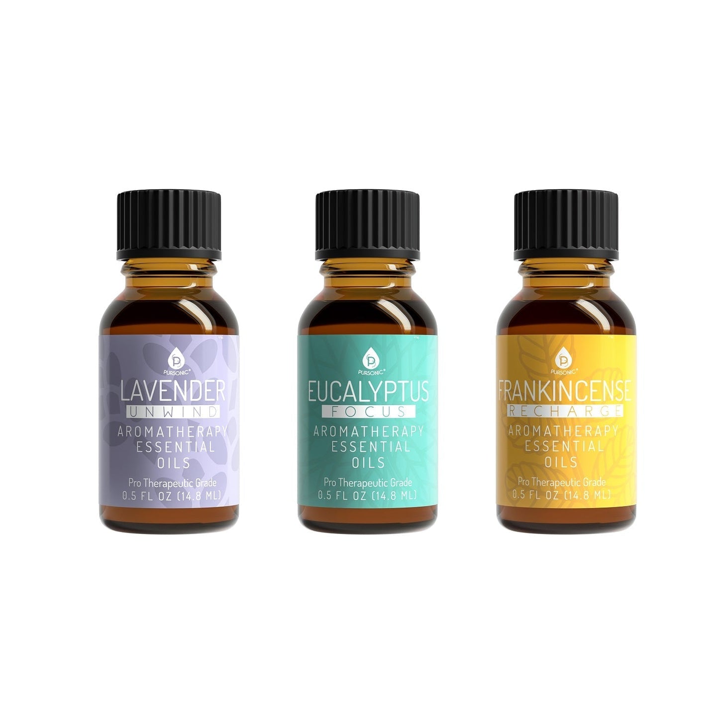 3 Pack Aromatherapy Essential oils (Lavender, Eucalyptus, Frankincense) - Mialuxx.beauty