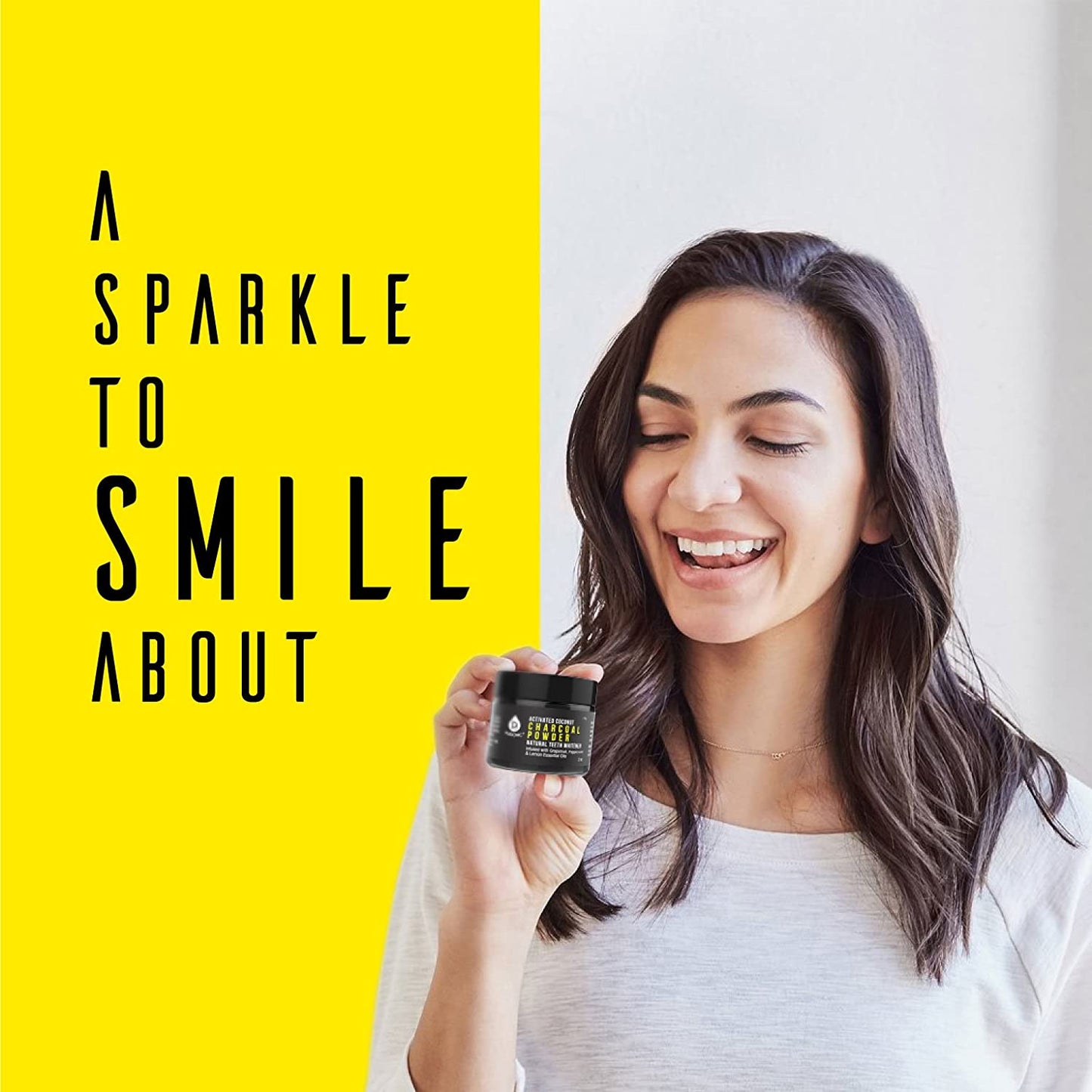 Activated Coconut Charcoal Powder Natural Teeth Whitener - Mialuxx.beauty