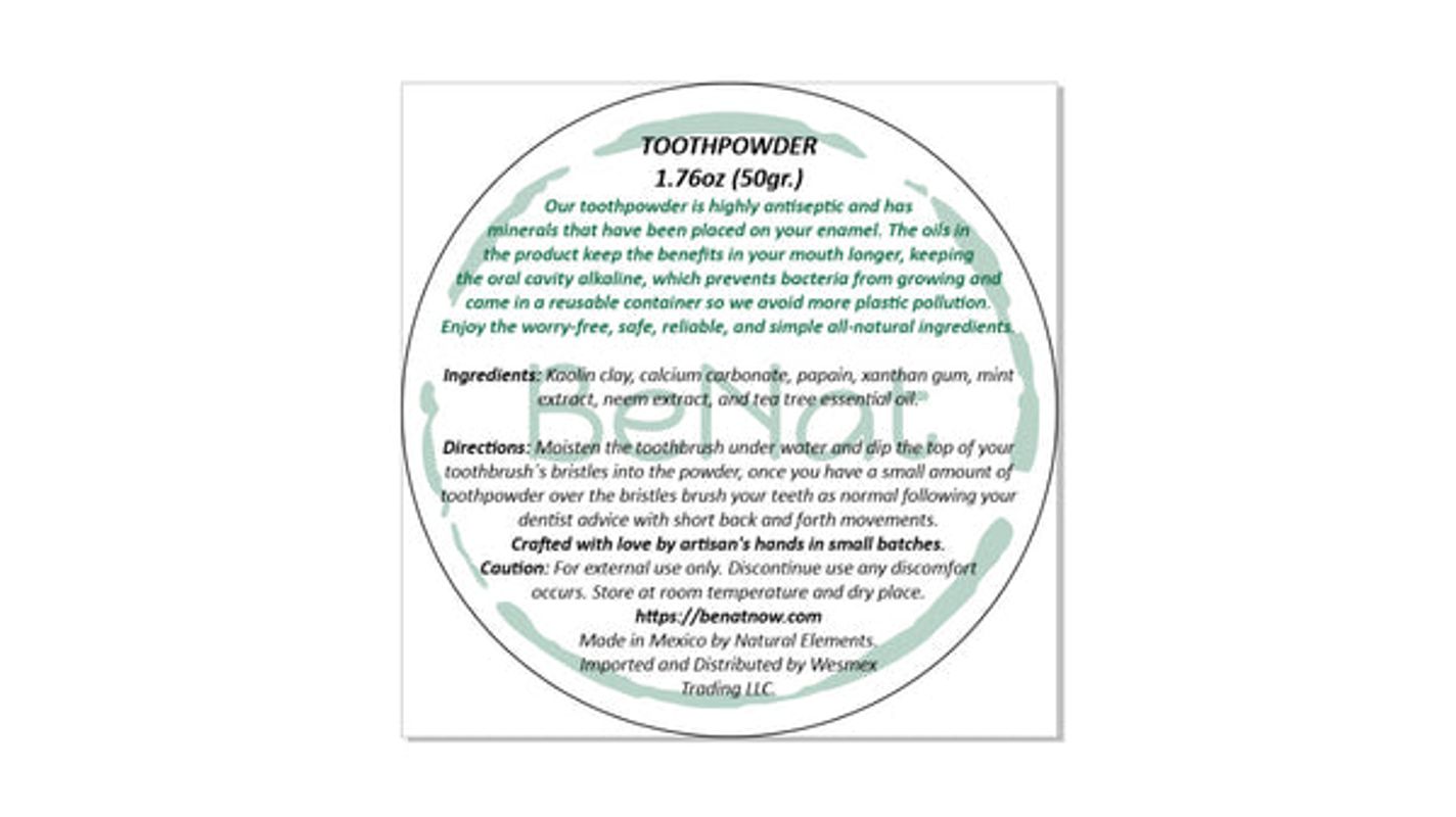 All-Natural Tooth Powder. Eco-Friendly. - Mialuxx.beauty