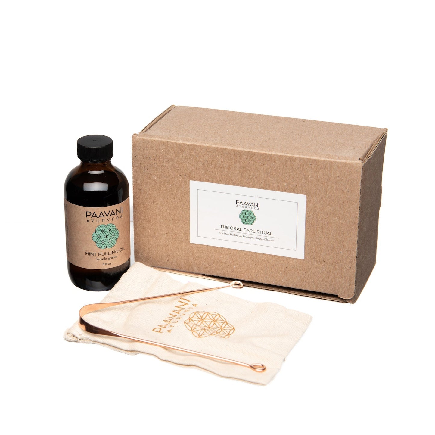 Mint Oral Care Ritual | Ayurvedic Oil Pulling & Tongue Cleaning - Mialuxx.beauty