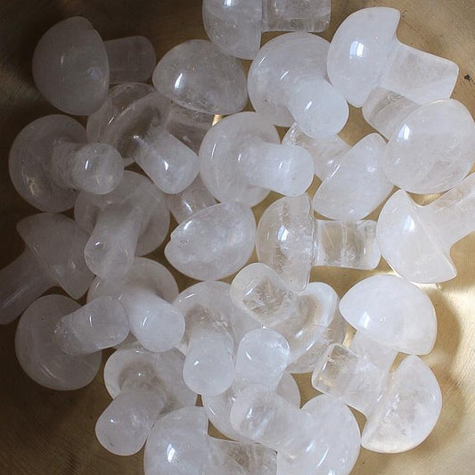 Mini Crystal Mushrooms, Quartz - Mialuxx.beauty