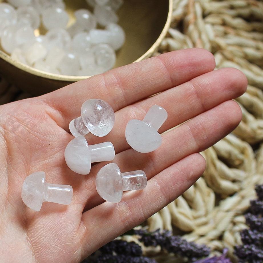 Mini Crystal Mushrooms, Quartz - Mialuxx.beauty