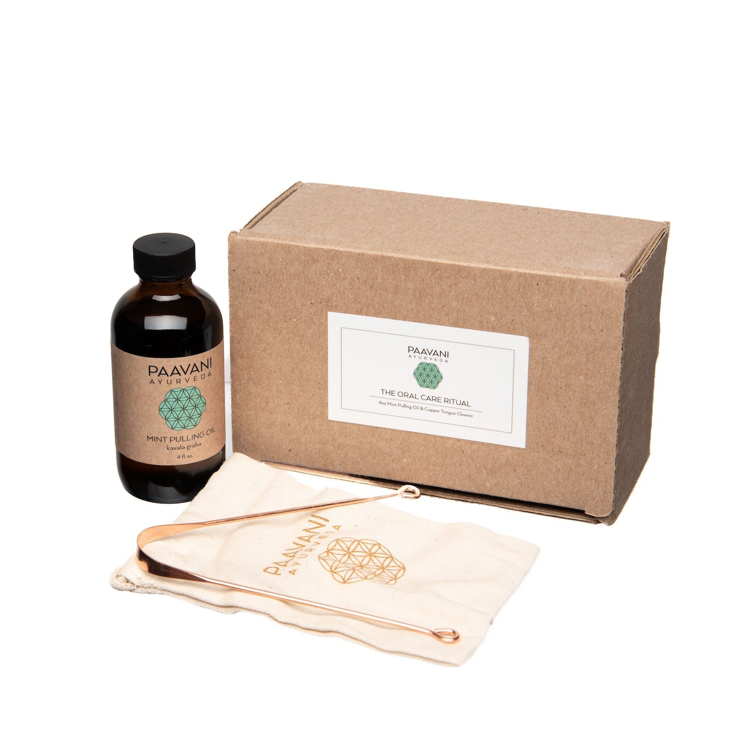 Mint Oral Care Ritual | Ayurvedic Oil Pulling & Tongue Cleaning - Mialuxx.beauty