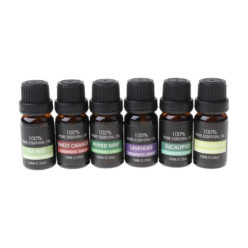 Therapeutic Grade 100% Pure Essential Oil Set of 6 - Mialuxx.beauty