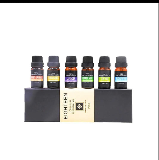 Therapeutic Grade 100% Pure Essential Oil Set of 6 - Mialuxx.beauty