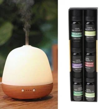 Therapeutic Grade 100% Pure Essential Oil Set of 6 - Mialuxx.beauty
